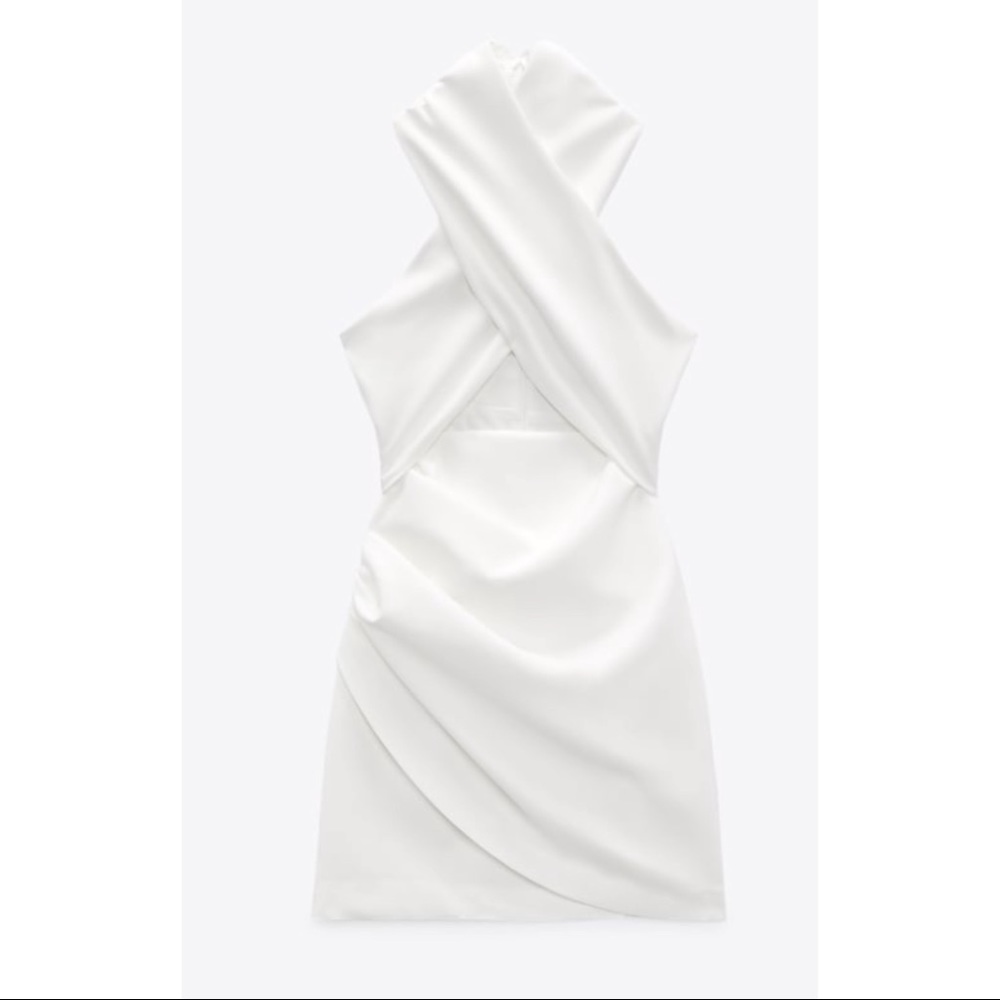 ZARA ~Mini Halter Dress (NWT) - Picture 7 of 9